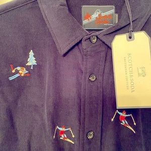 Scotch & Soda Corduroy Ski Shirt